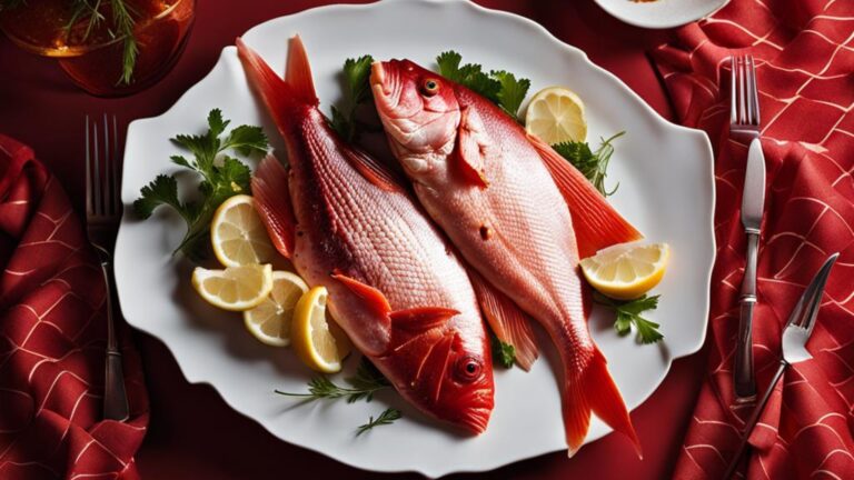 Red Sea Bream vs Red Snapper: Culinary Delights and Nutritional Nuances